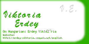 viktoria erdey business card